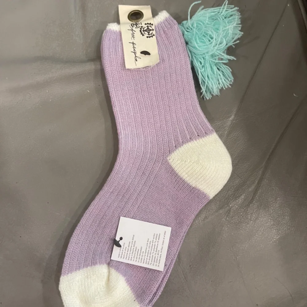 Free people socks with tassels